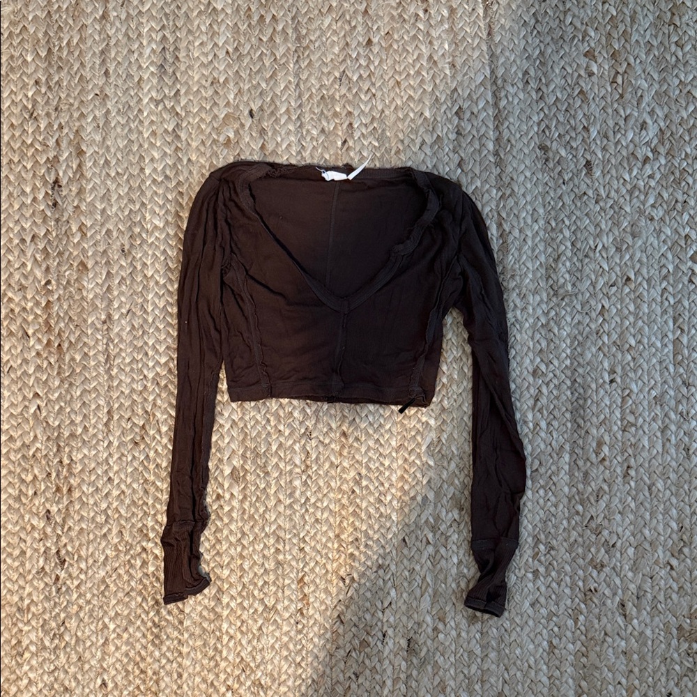 Brown Urban Outfitters Crop Top
